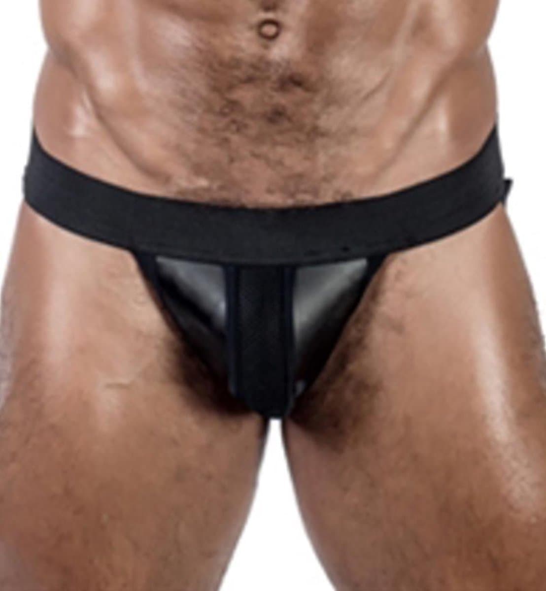 Mister b neoprene jockstrap black xs — afbeelding 1