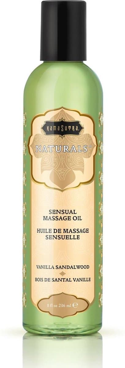 Kamasutra Naturals Massage Olie Vanille Sandelhout — afbeelding 1