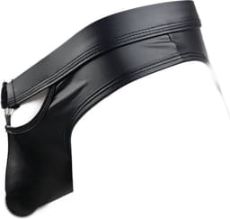 BamBella ® Slip Onderbroek - Maat M - MAT glans - Zwart BDSM kleding erotische heren kleding — thumbnail 2