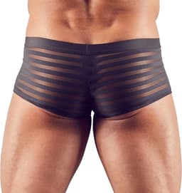 Zwarte semi-transparante herenshort M — thumbnail 5
