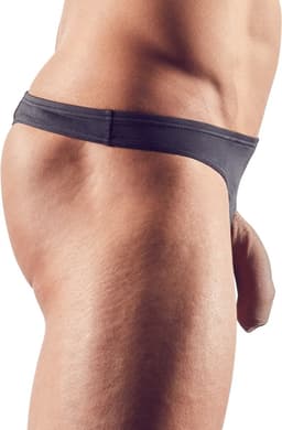 Open Mannen String Penis en Balzak — thumbnail 4