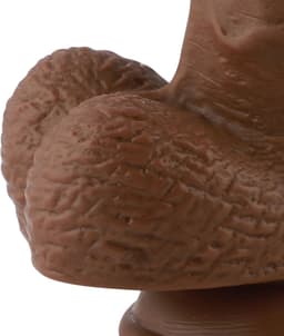 Dildo EZfunLok voor Auxfun Plus Seksmachine Bruin 21 cm — thumbnail 7
