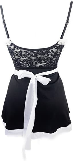 BamBella ® Sexy erotische made uniform - Maat S/M - Rollenspel kleding outfit dames — thumbnail 2