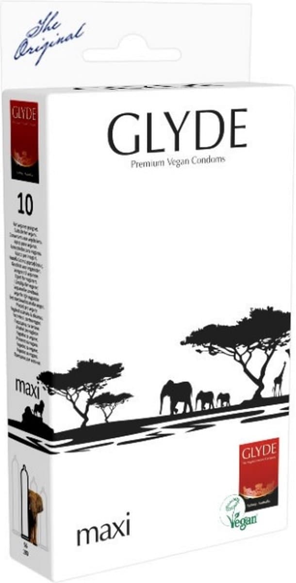 Glyde Ultra Maxi - 10 stuks - Condooms — afbeelding 1