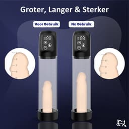 Toys Hub® Automatische Penispomp MAX - Met 3 Penisringen & Ebook - Elektrisch - USB Oplaadbaar - LED Scherm - Sex Toys voor Mannen - Penis Vergroter – 20 CM — thumbnail 2
