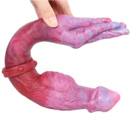 Dubbele Dildo - Dubbele Fist Dildo Met Penis en Hand — thumbnail 1