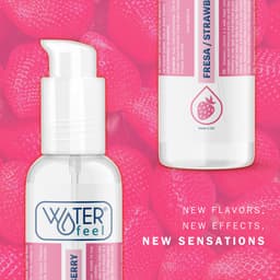Waterfeel Strawberry - Glijmiddel op Water Basis - Smaak Aardbei - 175ml — thumbnail 5