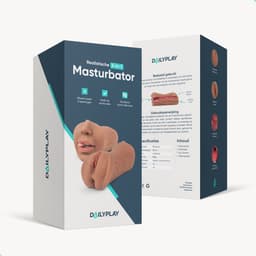 DailyPlay Pocket Pussy voor Man - 3 in 1 – Blowjob Masturbator met Billen en Kunst Vagina – Sex Toys Mannen en Koppels – Nep Kut — thumbnail 7