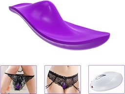 Clitoris stimulator voor in slipje - vibrator voor in slipje - stimulatie voor onderweg - siliconen - intiem genot - met afstandbediening - 12 modi - oplaadbaar - waterdicht - seksspeeltje - adult — thumbnail 1