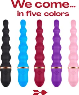 Cupitoys® Anaal vibrator - 24,9cm - Zwart - 7 standen - Vibrators voor vrouwen en mannen - Sex toys voor vrouwen en mannen — thumbnail 4