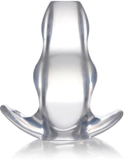 XR Brands Clear View - Holle Anale Plug - Extra Groot clear — thumbnail 3
