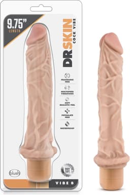 Dr. Skin - Cock Vibe no8 Vibrator - Mocha — thumbnail 3