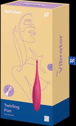 Satisfyer, oplegvibrator, tip vibrator, 'Twirling Fun', 17,5 cm, waterdicht, oplaadbaar, lichaamsvriendelijke siliconen — thumbnail 14