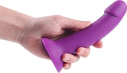 Banoch | Dildo Claes - paars | siliconen met zuignap | 17 cm lang | Ø 3,4 cm — thumbnail 5