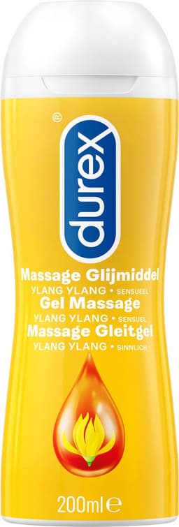 Durex Massage Olie en Glijmiddel 2-in-1 - Sensual met Ylang Ylang - 200ml x3 — thumbnail 5