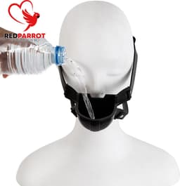 BDSM Gag masker - Trechter - Vloeistof - Verstelbaar - Plas en Urine - Unisex — thumbnail 4