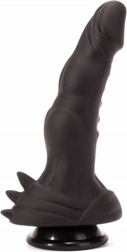Lusty Dildo Reptile - 20 x 4 cm - Gemaakt van Zijdezacht Siliconen - Met Zuignap - Buigzaam - Anaal Dildo - Sex Toys - Seksspeeltje voor mannen en vrouwen - Suction Cup Dildo - Realistische Dildo — thumbnail 3