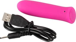 Sweet Smile – Krachtige Mini Bullet Vibrator Ideale Reisgenoot en Fluister Stil – 8.5 cm – Roze — thumbnail 3