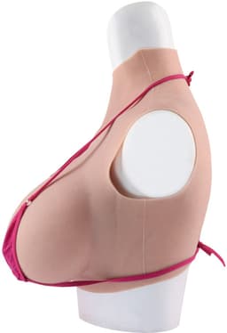 Siliconen borsten- H cup- Nep Borsten- 100% siliconen- 4500gram -Crosdresser- Travestiet- Cosplay-Breastplate-Travestie- Natuurlijke look- — thumbnail 3