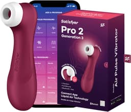 Satisfyer, vibrator, drukgolfvibrator, 'Pro 2 Generation 3 Connect App', 16,5 cm, Liquid Air-technologie, incl. extra opzetstuk, 2 apart regelbare motoren, app-gestuurd — thumbnail 21
