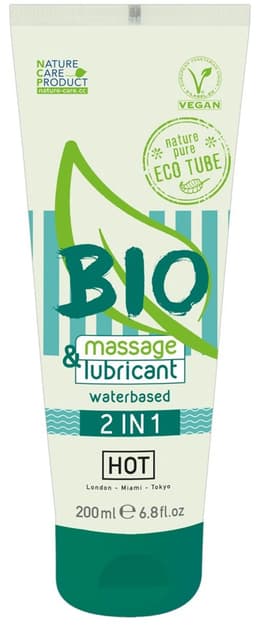 Hot Bio 2 In 1 Waterbasis Glijmiddel En Massagegel — thumbnail 7
