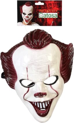 Eng Gruwelijk Clown Masker voor Halloween en Carnaval — thumbnail 3