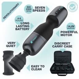 Xtensity 1 – Automatische Masturbator – Langduriger Vacuüm orgasme - 7 snelheden tot ultieme sensatie - Push-pull krachten - Oplaadbaar – Diepere stimulatie – sex toys voor mannen – masturbators voor man – sex speeltjes – seksspeeltjes – Zwart — thumbnail 3