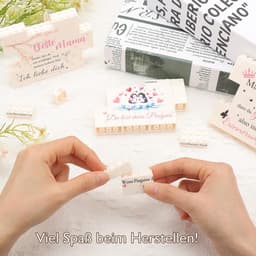 Cadeau voor mannen en vrouwen - Puzzelblok decoraties - Verjaardagscadeau - Vrienden en familie - Mama - Unieke cadeau-ideeën — thumbnail 2