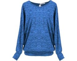 Dames T-shirt met open rug - Made in Italy