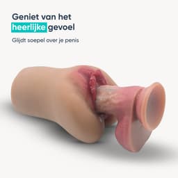 DailyPlay Essociaal Pocket Pussy – Masturbator met Kont en Kunst Vagina voor Man – Sex Toys Mannen en Koppels – Nep Kut — thumbnail 7