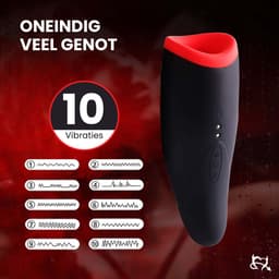 Toys Hub® Automatische Masturbator PRO met Glijmiddel & E-book - 10 Vibraties - Smart Heating - Pocket Pussy - Blowjob Simulator - Elektrisch - Sex Toys voor Mannen Zelf Aftrekken - 14 CM — thumbnail 12