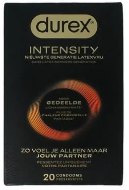 Durex Intensity Condooms 20st - Nieuwste generatie ultradunne, latexvrije condooms voor mannen – Gedeelde lichaamswarmte — thumbnail 10