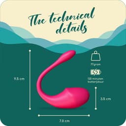 ONLYTOYS® The Wave - Vibrerend Ei met Afstandsbediening - Clitoris Stimulator - G Spot Vibrator Tril Ei met App - Vibrators voor Vrouwen en Koppels - Vibrerende Eieren - Sex Toys — thumbnail 11