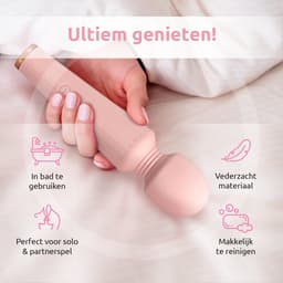 Plesur® Wand Vibrator - Erotiek - Seksspeeltjes - Vibrators voor Vrouwen - Stil & Discreet - Sex Toys voor Vrouwen - Clitoris Stimulator — thumbnail 5