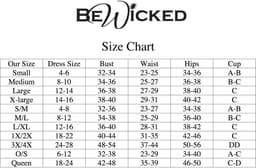Be Wicked - Tell Me You're Mine - Bodystocking - Zwart - One Size — thumbnail 3