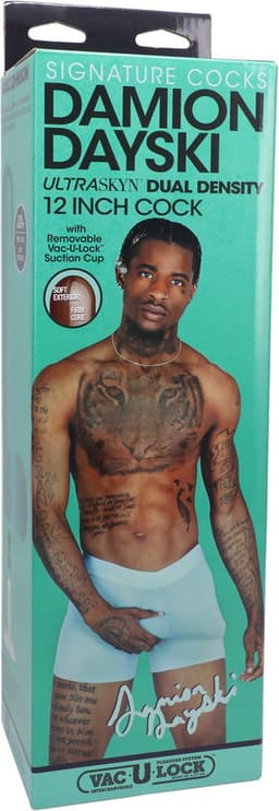 Damion Dayski Realistic Ultraskyn Dildo 12 / 30 Cm Chocolate — thumbnail 3