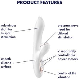 Satisfyer Pro G-Spot Rabbit | clitoriszuiger met 11 intensiteitsniveaus | G-spot-massage met 10 vibratieprogramma's | accutechnologie | waterdicht — thumbnail 20