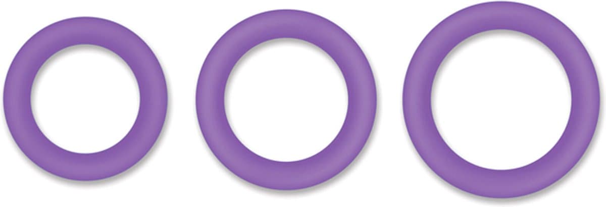 NS Novelties - Halo 55mm Cockring Medium - Rings Paars — afbeelding 1