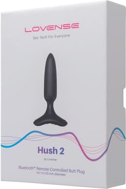 Lovense - Hush 2 Vibrerende Buttplug Met App - Zwart — thumbnail 3