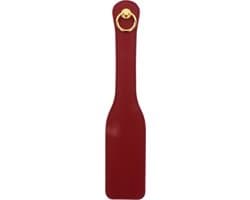 Luxe Spanking Paddle - 33 cm - BDSM Slapper - Geschikt voor SM, BDSM en Bondage - Zweep - PU-Leer - Rood — thumbnail 2