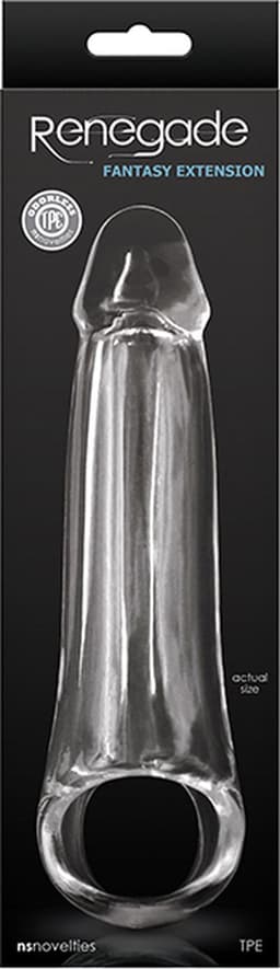 NS Novelties - Renegade Fantasy Extension M - Sleeves Penis Transparant — thumbnail 2