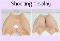 Siliconen vagina, siliconen billen- siliconen heupen- Vagina-broek-cosplay- travestie- crossdresser-bodysuit-big butt- 2850 gram — thumbnail 5