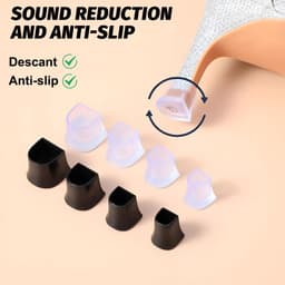 Solidchoice - Set van 8 Stiletto Heel Protectors voor Hoge Hakken — thumbnail 4