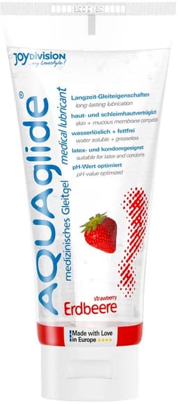 Aquaglide Strawberry - 100 ml - Glijmiddel — thumbnail 7