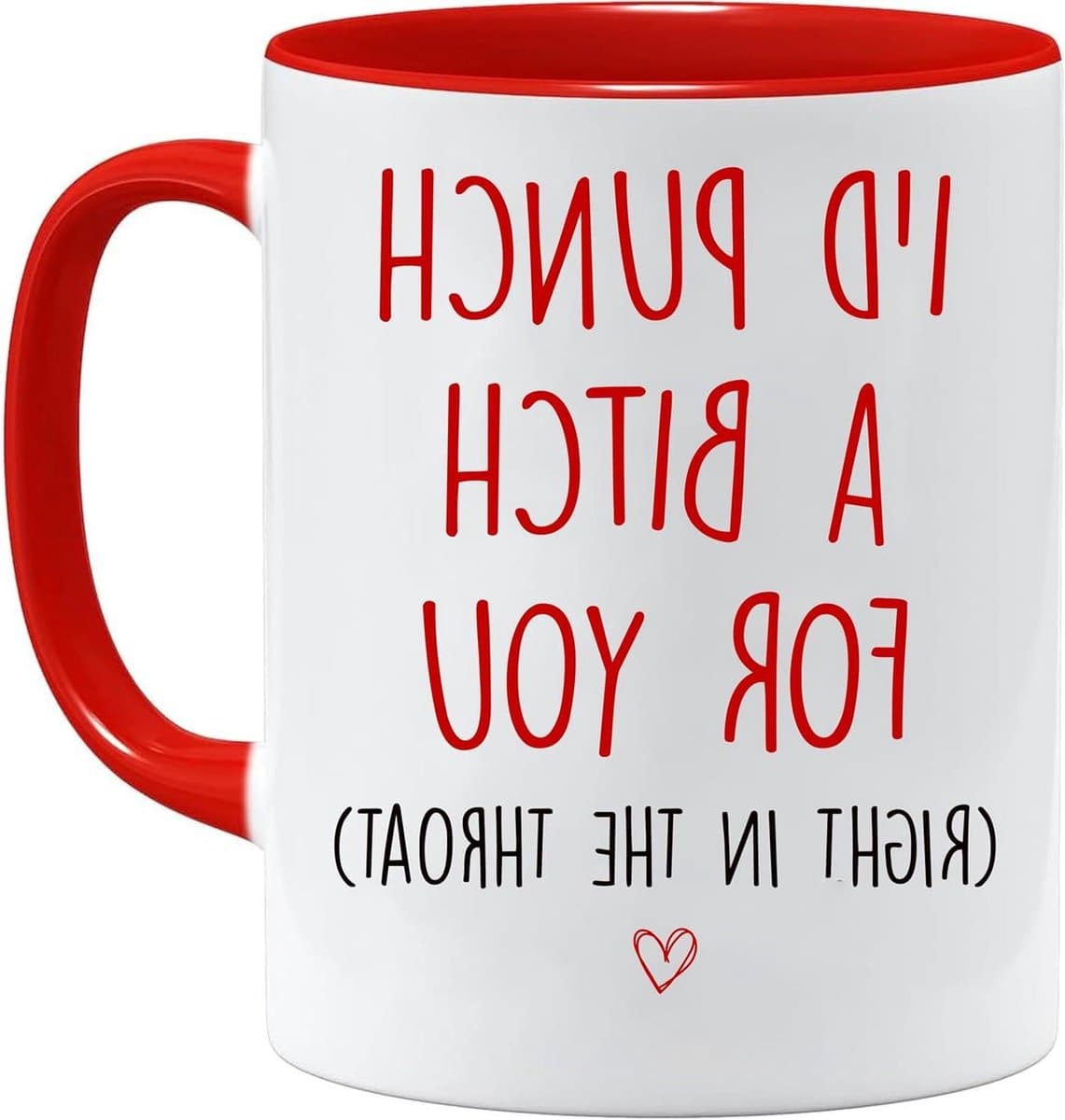 Grappige Mok - Nieuwigheid mok Valentijnscadeau - Cadeau geven - Gedurfde verklaring - 11 Ounces - Rood — afbeelding 1