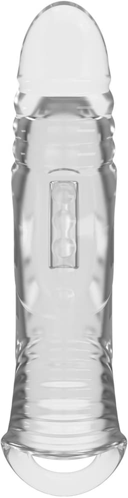 Power Escorts Penis Sleeve Extender 22 cm - Transparant - Verlenging & Verdikking — thumbnail 5