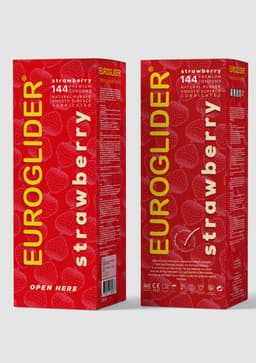 Euroglider Strawberry - Condooms met Aardbeien Smaak - 144 stuks — thumbnail 9