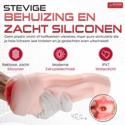 ME'ADAM - Masturbator voor Mannen – Pocket Pussy – Kunstvagina – Blowjob Stimulator – Realistisch Seksspeeltje – Geluidloos – Discreet - sextoys — thumbnail 2