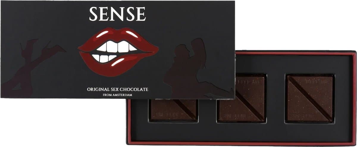 Sense Chocolate - libido verhogend - erotische booster - lustopwekker - libido verhogende chocolade - Sense chocolade - sense chocolate sex - 6 stuks — afbeelding 1