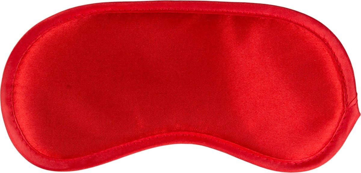 Rood satijnen oogmasker — afbeelding 1
